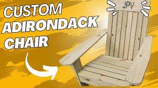 Adirondack Chair Upgrade | Adding a Custom Name