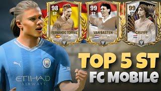 TOP 5 ST IN FC MOBILE  TOP 5 STRIKERS IN FC MOBILE || LION