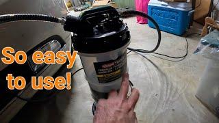 OEM Tools fluid extractor (manual and pneumatic) tool demo and review. Great DIY tool