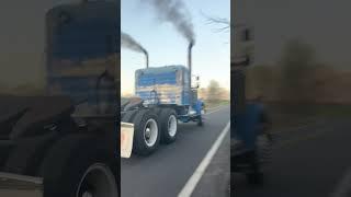 1969 Kenworth 8v71 detroit diesel - post brake job test run