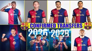 BARCELONA CONFIRMED TRANSFERS SUMMER 2024 Nico Williams,   Dani Olmo,Cancelo,Merino,Pau Víctor...