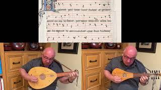 Li Jalous-Tuit Ci Qui Sunt-Veritatem from the 13th C Montpellier Codex for Medieval Lute and Gittern