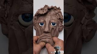Sculpting Face #clay #face