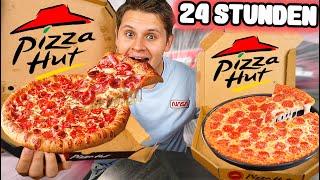 ABSOLUT FETTIGSTE PIZZA! - 24 STUNDEN nur PIZZA HUT ESSEN!)