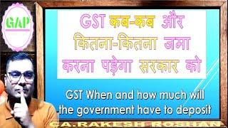 GST कब, कितना, और कैसे जमा करवाना है  GST Tax Deposit when,  &  how