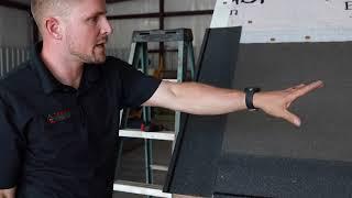 How to measure out chalk lines for starter strip and shingle installation | Cenvar Roofing