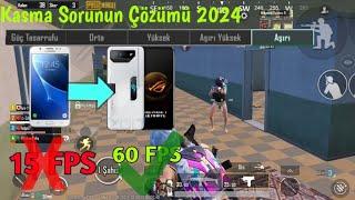 PUBG MOBİLE KASMA DONMA SORUNUN ÇÖZÜMÜ FPS ARTTIRMA PUBG MOBİLE 60 FPS YAPMA 2024