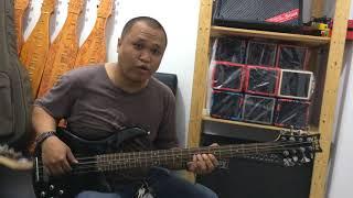 Bass Schecter 8 string atau double  string mantap