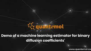 Demo of a machine learning estimator for binary diffusion coefficients (Quantemol-DB)