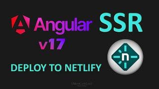 Deploying Angular SSR to Netlify in Few Simple Steps - CI/CD with GitHub | EstherSoftwareDev