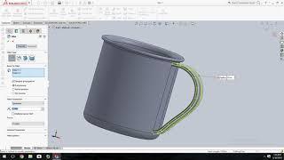 HOW TO DO 3D MUG in SOLIDWORKS | Tutorial Soldiworks
