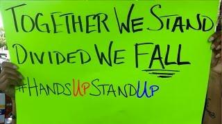 A Nonviolent Revolt Against Racial Injustice (First #HandsUpStandUp Event)