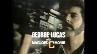 George Lucas Panasonic Maclord C-Movie M15 VHS-C Camcorder 1988 commercial (Japan)