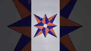 Geometric Star Pattern #youtubeviralshorts #trendingshorts #youtubeshorts #drawing #starpattern