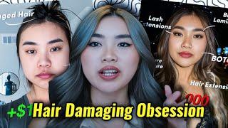 WENDY SKIN IS OBSESSED WITH HAIR COLORING & DAMAGING HER HAIR | THIS TREND NEEDS TO STOP