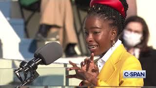 National Youth Poet Laureate Amanda Gorman at Presidential Inauguration