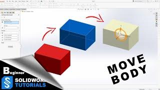 SolidWorks how to Move or Copy a part (body) under 5 minutes with Ryan
