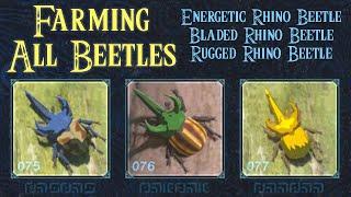 BotW Farm Beetles Easily | Energetic, Rugged & Bladed Rhino Beetles