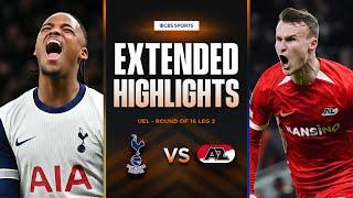 Tottenham vs. AZ Alkmaar: Extended Highlights | UEL Round of 16 Leg 2 | CBS Sports Golazo - Europe