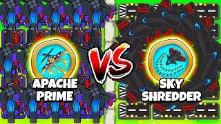 Unlimited Apache Prime vs infinite Sky Shredder! (Modded BTD 6)