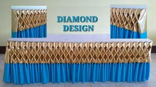 DIAMOND DESIGN | TABLE SKIRTING