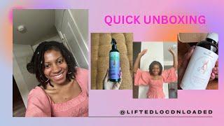 Quick unboxing  #locs #hydratingmists #freetheroots #products #alwayscute