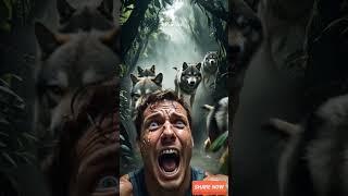 Alpha Ambush Selfie Wolves #ai #animals #wolves #shorts
