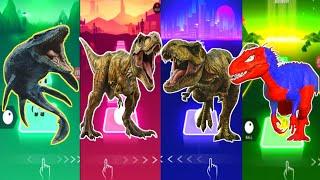 Jurassicworld The MosasaurusThe T-rex The TyranosaurusThe indomus Rex Coffin Dance Song TilesHop