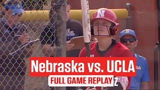 Full Replay: Nebraska vs UCLA Softball -  2024 Mary Nutter Collegiate Classic