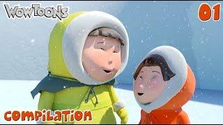 Funny Cartoon for kids | Winter Stories | Eskimo Girl | Compilation 01| WowToons