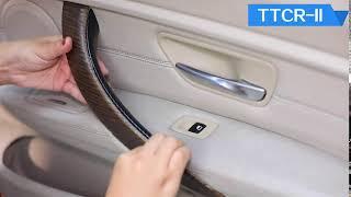 TTCR-II Door Handle Covers for BMW 3 Series 4 Series Driver and Passenger Side 2 Pcs Carbon Fiber