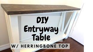 DIY Console Table | DIY Entryway Table