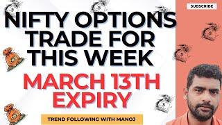 Nifty Option Trade For This week - Free Money #trendfollowingwithmanoj