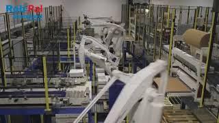 Hyundai Robotics for palletizing in one of biggest meat processing company in the World