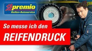 DIY: Reifendruck prüfen  | Premio Reifen + Autoservice