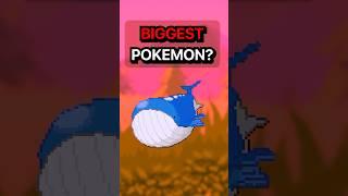 Who is the BIGGEST Pokemon? #pokemon #shorts