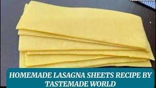 Lasagna sheets recipe without machine | how to make lasagna sheets at home | lasagna sheets recipe