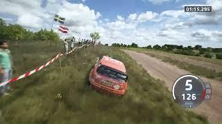 Funny Rally Stage with Crashes | Ford Focus WRC | Latvia | EA Sports WRC 24