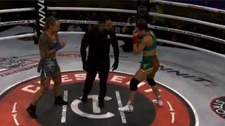 BKFC Jade Masson-Wong Vs Christine Vicens FULL FIGHT HIGHLIGHTS WIN BY TKO  Knucklemania 2