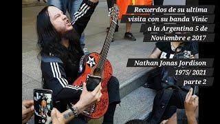 Joey Jordison - Buenos Aires Argentina 5 de Noviembre de 2017, homenaje parte 2.#joeyjordison #vimic