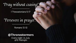 Day 18: 1 Hour-Spiritual Warfare Tongues ||Thronestormers #prayers #midnight #children