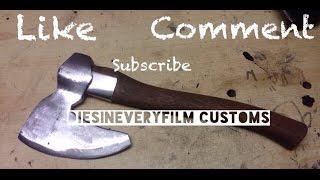 DIY build Making a custom bearded axe without a forge