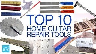 Top Ten Tools for the At Home DIY Guitar Luthier