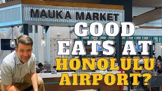 Finally! Good Food At Honolulu Airport | Mauka Market Review In Terminal 1