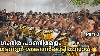 Pandi Melam| Mattannur Sankaran Kutty Marar | മള്ളിയൂർ വിനായക ചതുർത്ഥി 2024 (Part 2)