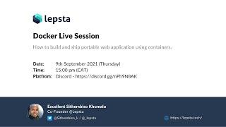 Docker Live Demo Session