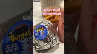 ARBY’S GOOD BURGER MEAL #arbys #goodburger #burger #fries #shake #foodie #fastfood #shorts