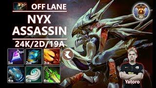 Nyx Assassin Off Lane | 7.36c | Yatoro Pos 3 NA SCUTTLE Facet | Dota 2 Immortal Gameplay