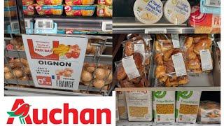 Courses petit budget à Auchan, Février 2023 plus de 60 produits à prix bas! je compare les prix