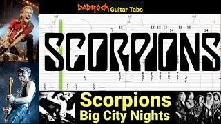 Big City Nights - Scorpions - Guitar + Bass TABS Lesson